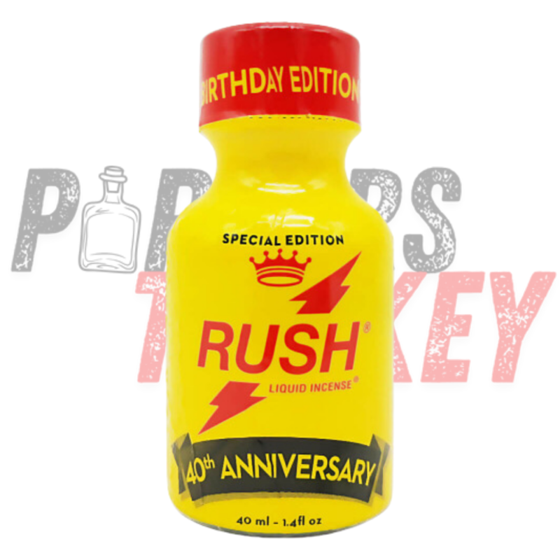 Poppers RUSH 40.Yıl Serisi 40 ML Özel Şişe